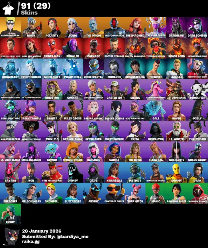 اکانت فورتنایت قانونی|کنسول، بازی ویدئویی و آنلاین|تهران, فلاح|دیوار