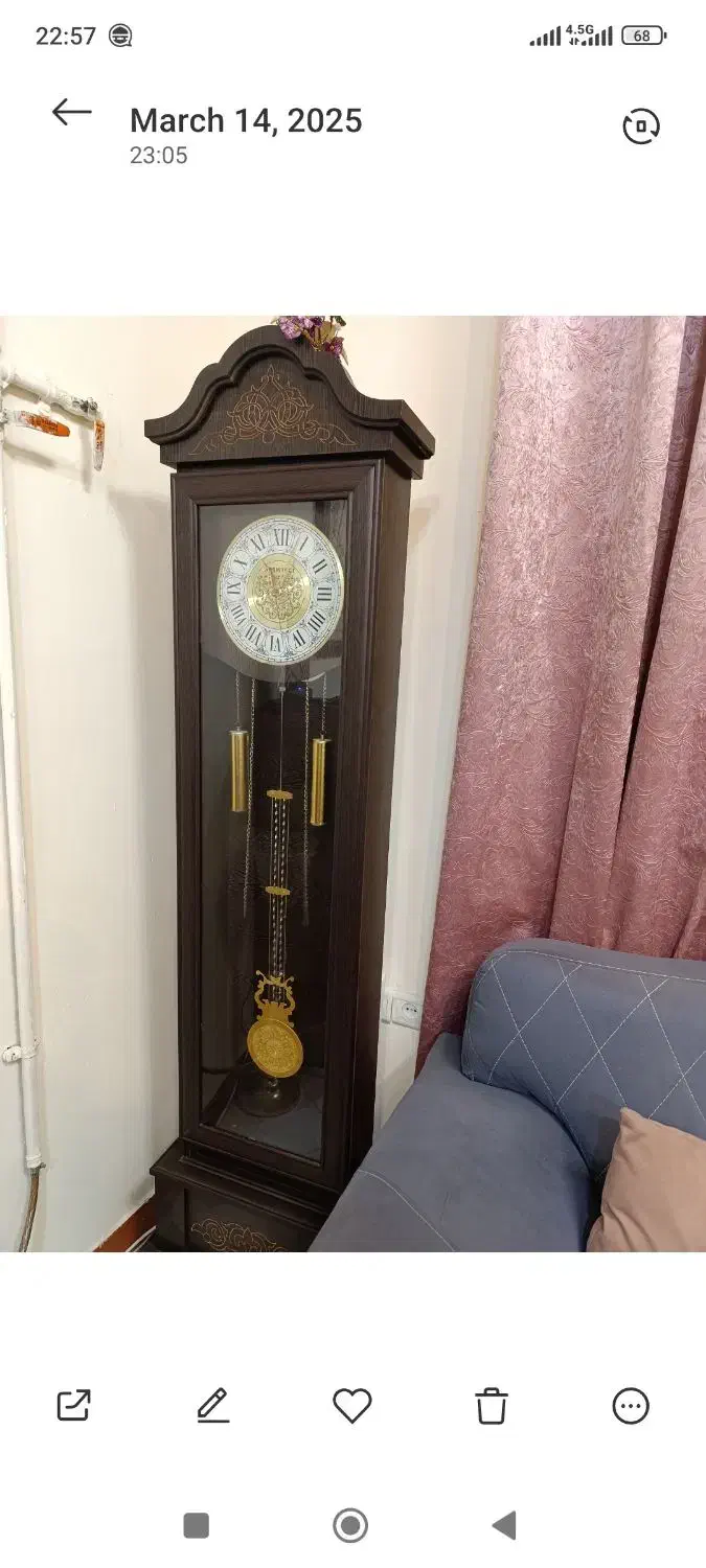 ساعت ایستاده|ساعت دیواری و تزئینی|اهواز, کمپلو شمالی|دیوار