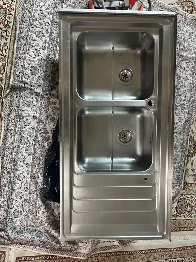 سینک روکار و شیر اهرمی|مصالح و تجهیزات ساختمان|پاکدشت, پاکدشت (مامازند)|دیوار