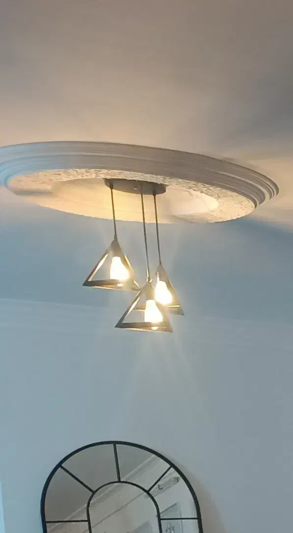 لوستر مشکی فلزی|لوستر و چراغ آویز|مشهد, وکیلآباد|دیوار