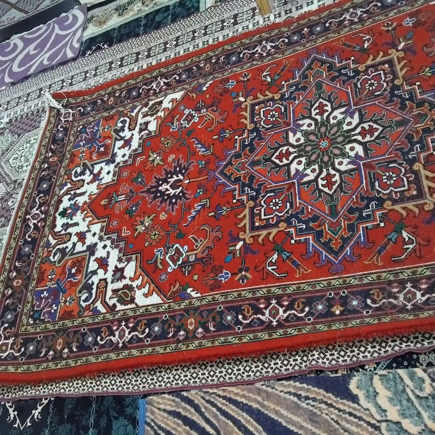 فرش کناره هریس تاجری|فرش|تبریز, |دیوار