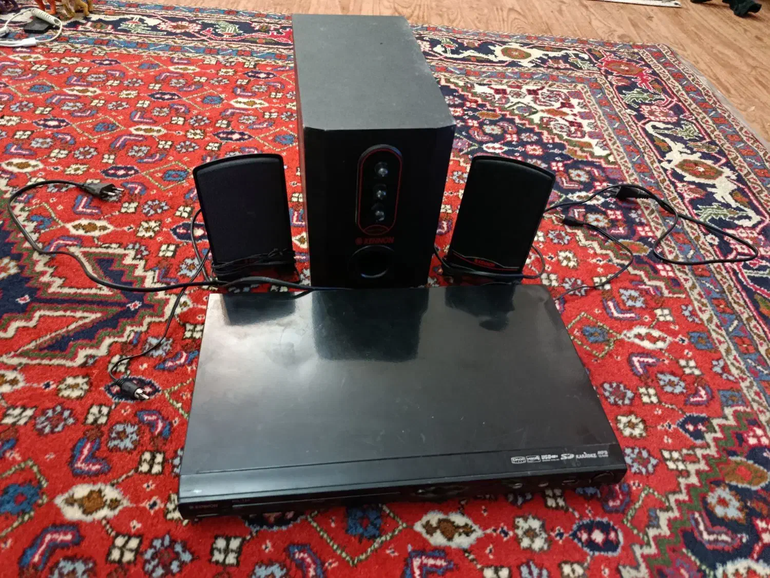 دی وی دی پلیر همراه با وسایل|سیستم صوتی خانگی|اردبیل, |دیوار