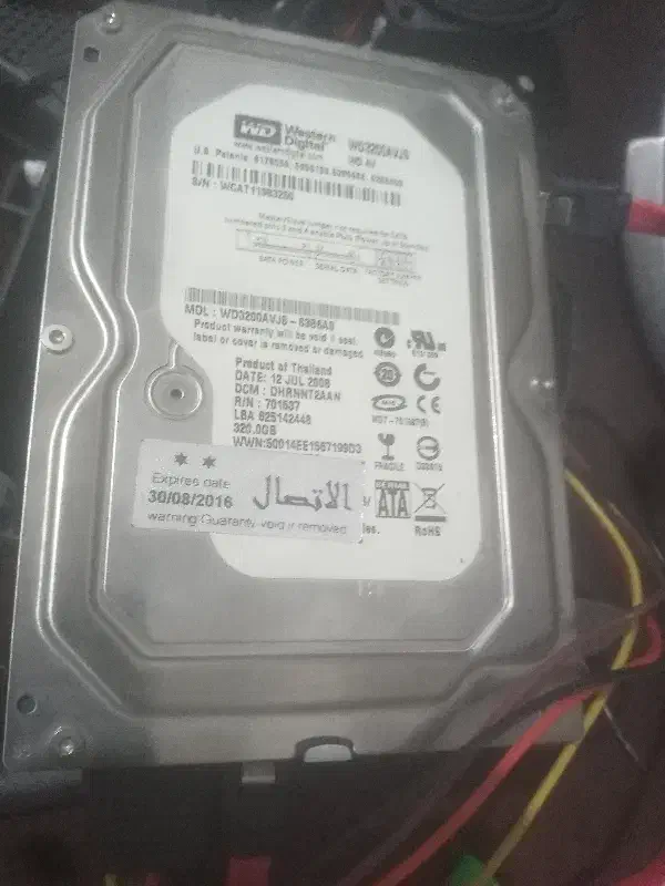 هارد ۳۲۰ گیگ وسترن کاملاسالم|قطعات و لوازم جانبی رایانه|قرچک, داوود آباد|دیوار