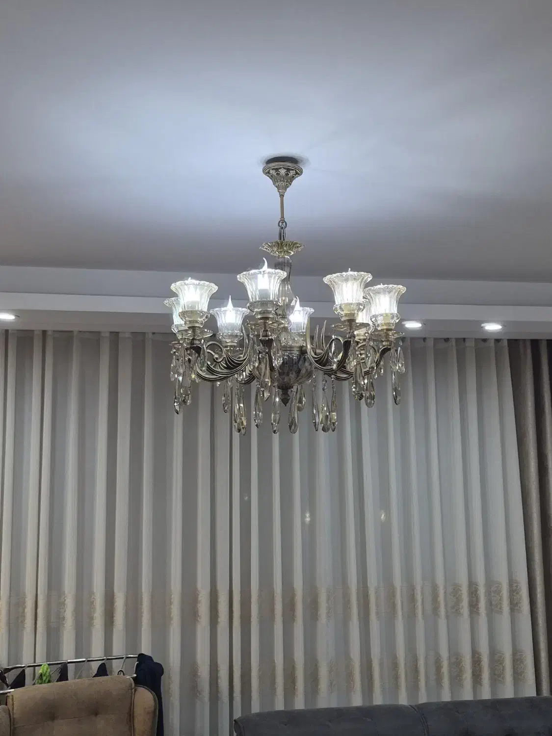 ۲ عدد لوستر سالم|لوستر و چراغ آویز|تهران, بهداشت|دیوار