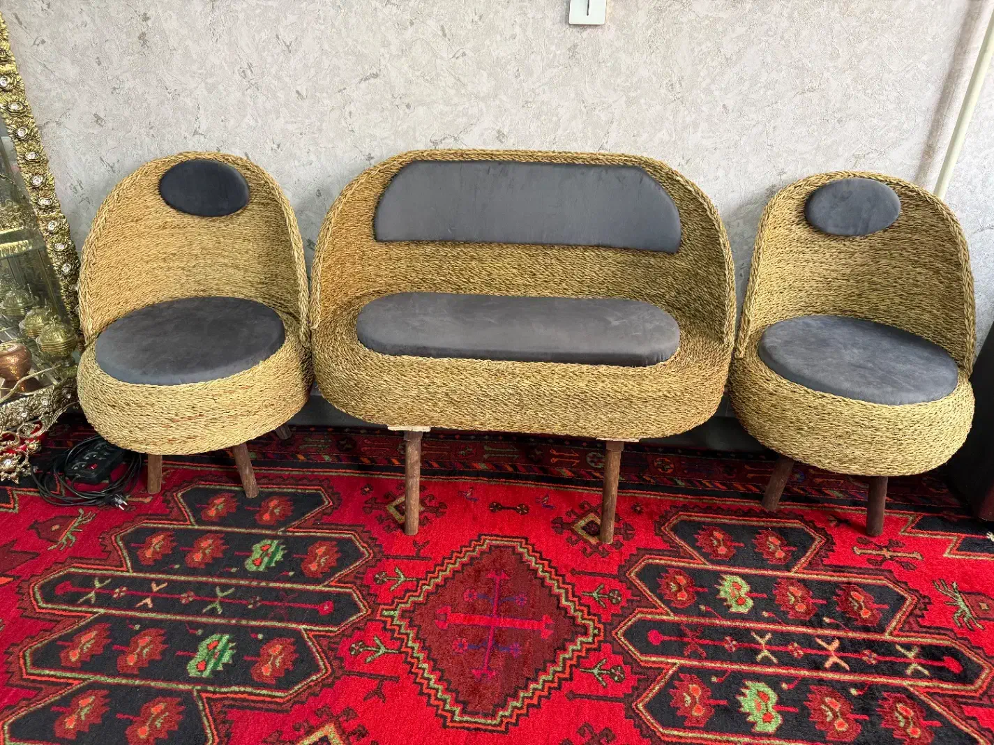 صندلی میزحصیری|صندلی و نیمکت|تبریز, |دیوار