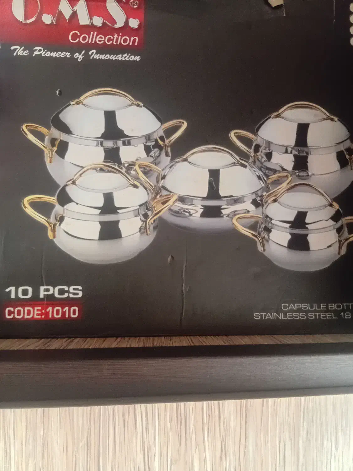 قابلمه استیل او ام اس اصل ترکیه|ظروف پخت‌وپز|اهر, |دیوار