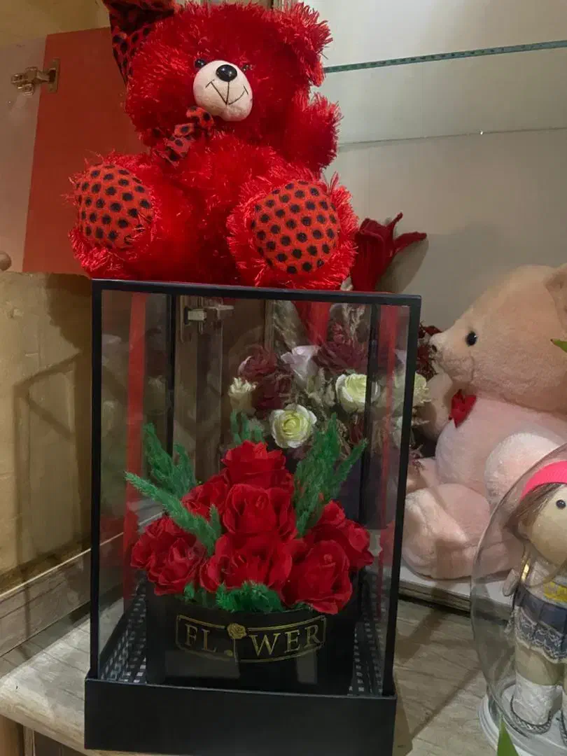 پولیشی ها عروسک خرسک باکس گل|کلکسیون و سرگرمی|ری, سیزده آبان|دیوار