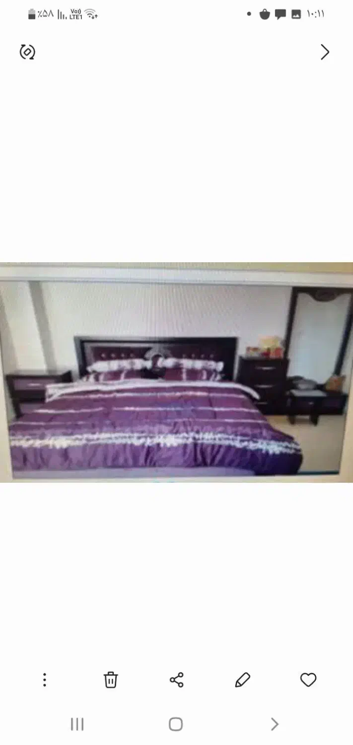 تخت خواب دو نفره|تخت و سرویس خواب|قرچک, زیبا شهر|دیوار