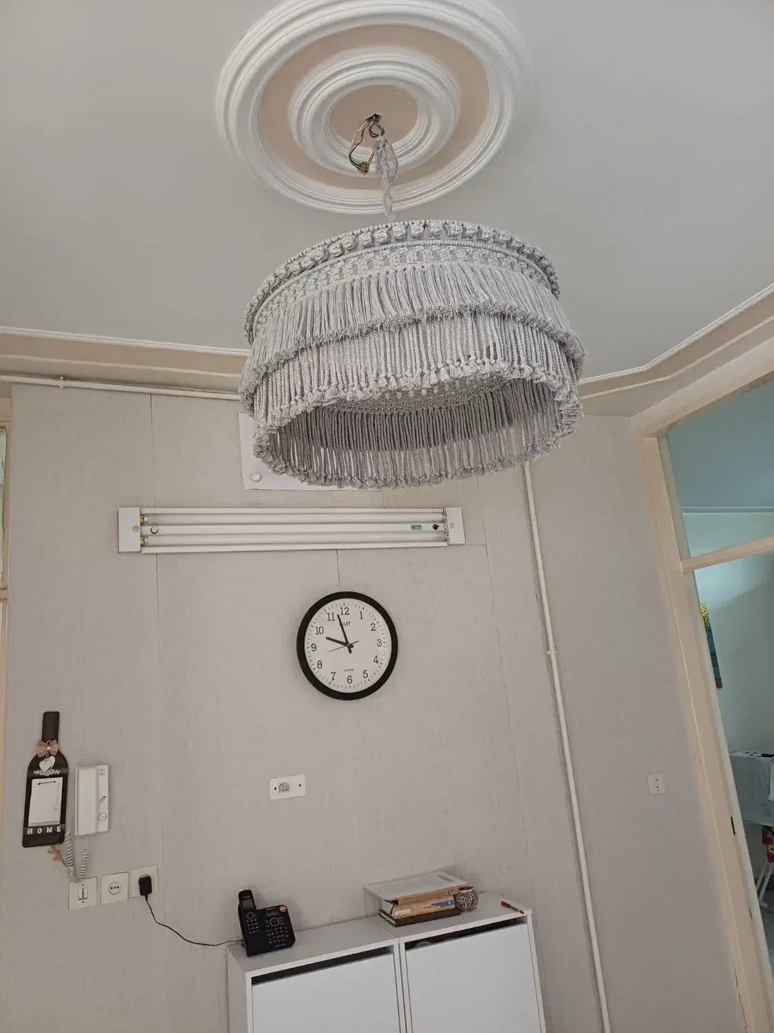 لوستر بزرگ قطر ۶۰ مکرومه|لوستر و چراغ آویز|تهران, پردیسان|دیوار