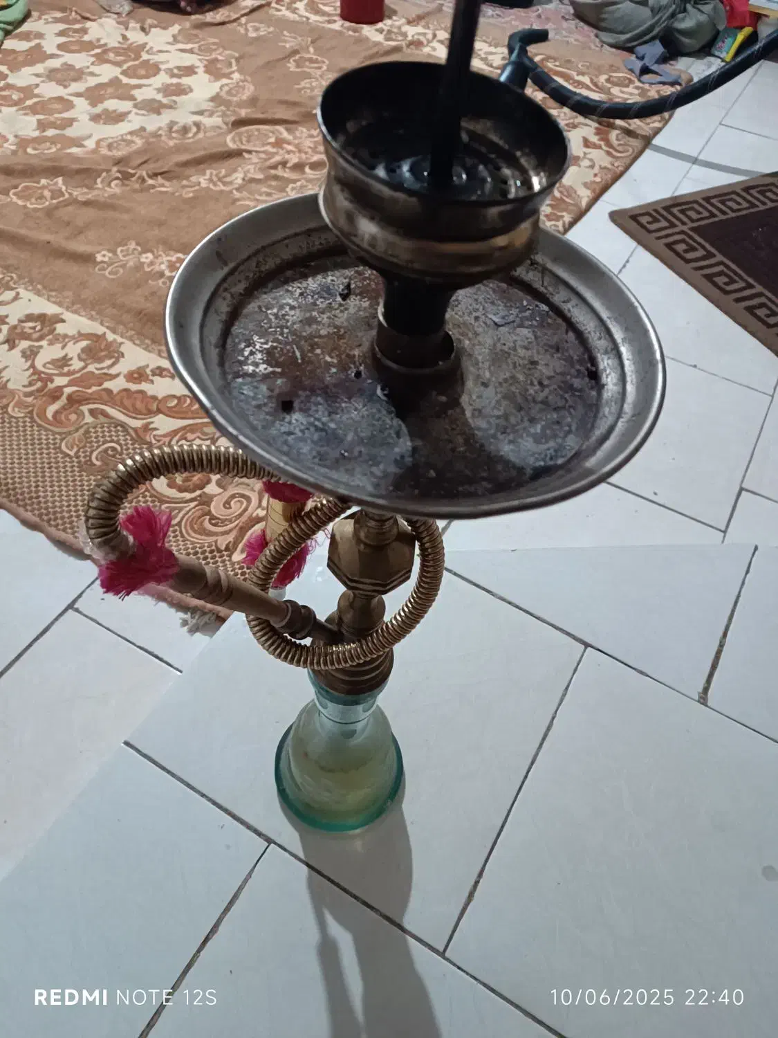 قلیون تنه برنجی بزرگ|کوهنوردی و کمپینگ|پاکدشت, شهرک امام رضا|دیوار