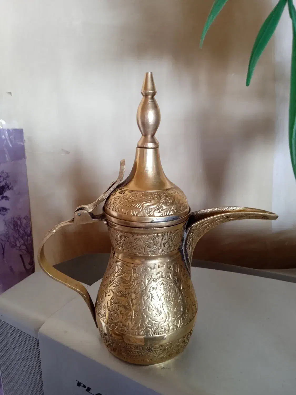 دله عربی برنز (قهوه جوش)|قوری، کتری، قهوه‌ساز دستی|کرمانشاه, |دیوار