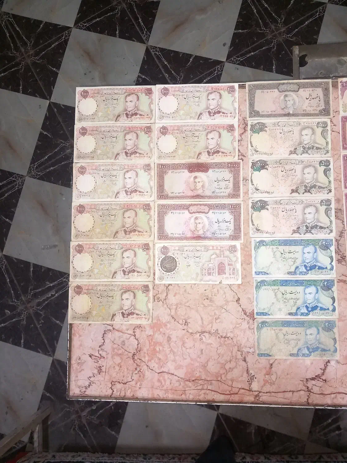 اسکناس‌های پهلوی|کلکسیون سکه، تمبر، اسکناس|مشگین شهر, |دیوار