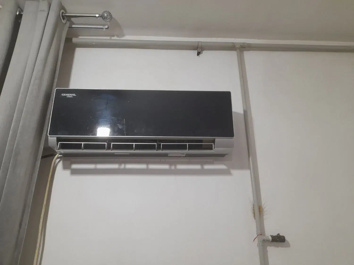 اسپیلت  ۱۸ هزار جنرال   سالم  نصب  شده|کولر گازی و فنکوئل|گالیکش, |دیوار