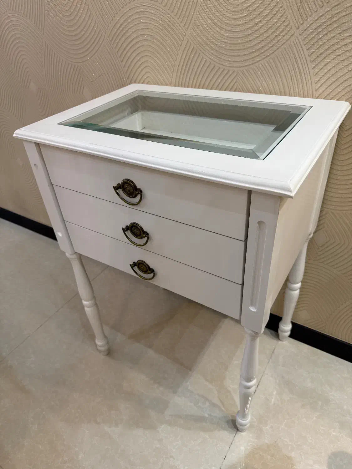 کنسول لوکس قاشق و چنگال سه کشو مناسب جهیزیه عروس|بوفه، ویترین، کنسول|کرج, عظیمیه|دیوار