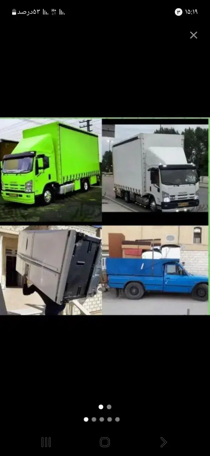 حمل اسباب منزل با کامیون وکارگران درکمترین زمان|خدمات حمل و نقل|فیروزآباد (فارس), |دیوار