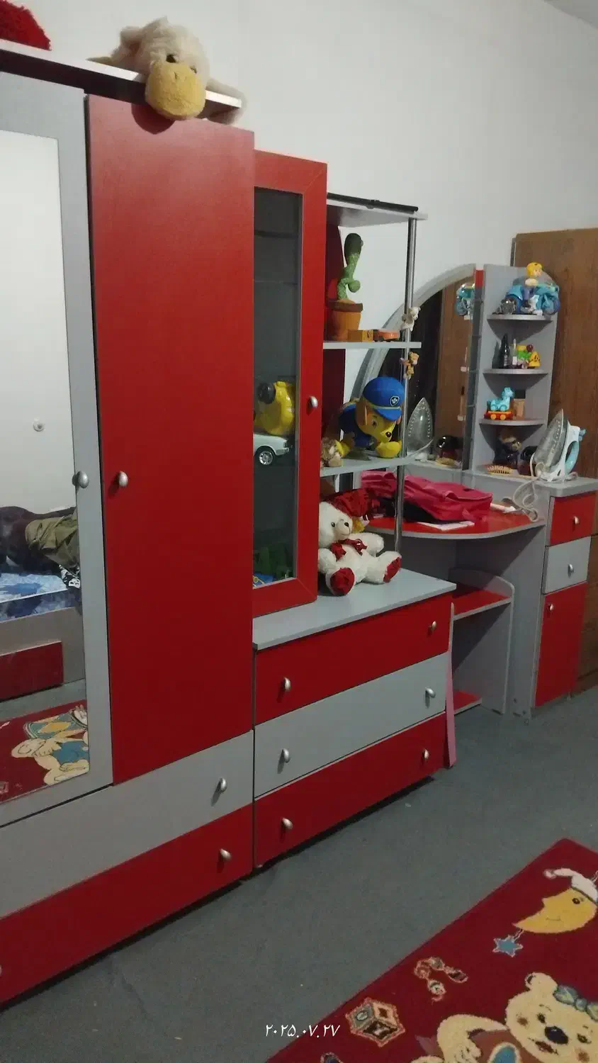 سرویس خواب نوجوان شهرقدس|تخت و سرویس خواب|قدس, شهرقدس|دیوار