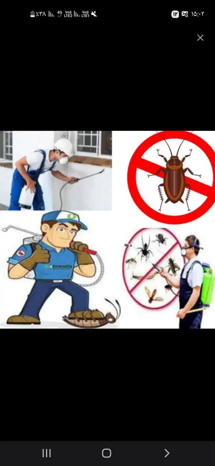 سمپاشی ،ساس، سوسک وتمامی حشرات *تخصصی|خدمات نظافت|اندیشه, اندیشه فاز ۲|دیوار