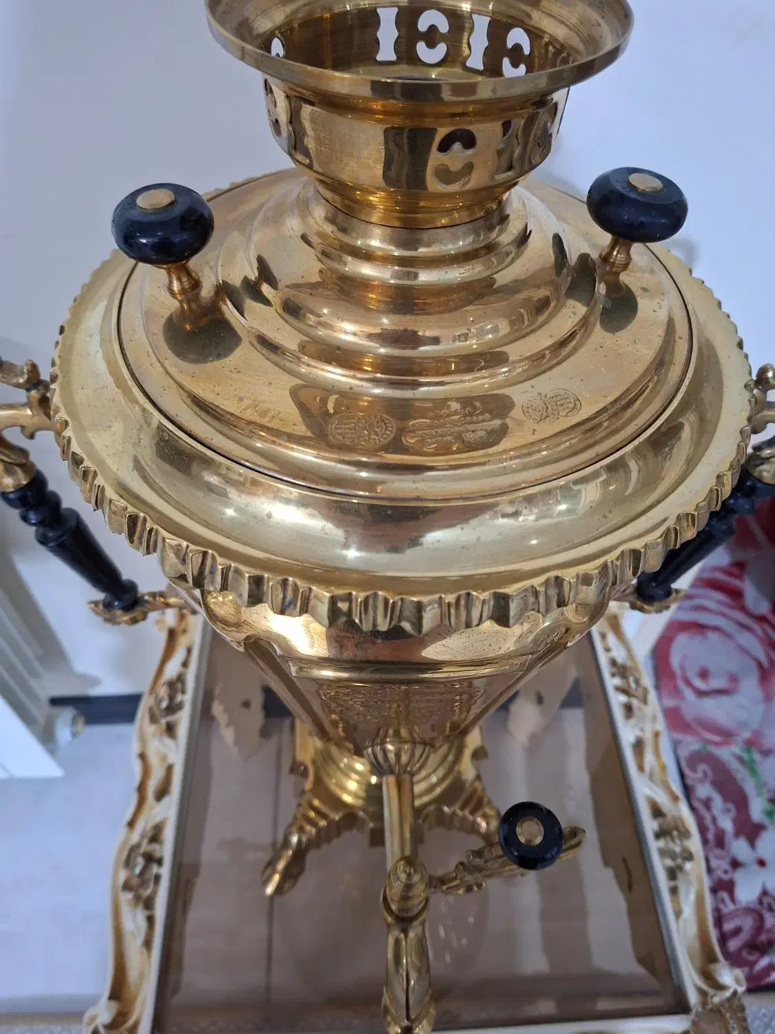 سماور ۱۰ لیتری ذغالی لوکس و کلکسیونی زیبا انتیک|سماور، چایساز، قهوهساز|تهران, افسریه جنوبی|دیوار