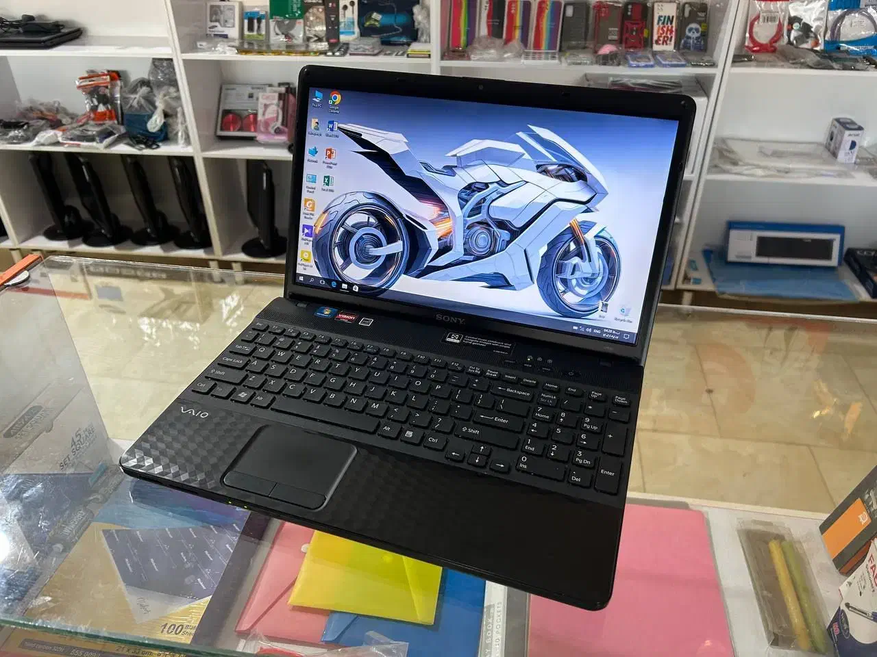 لپ تاپ  سونی طرح پولکی / بازدید زیباشهر|رایانه همراه|قزوین, |دیوار