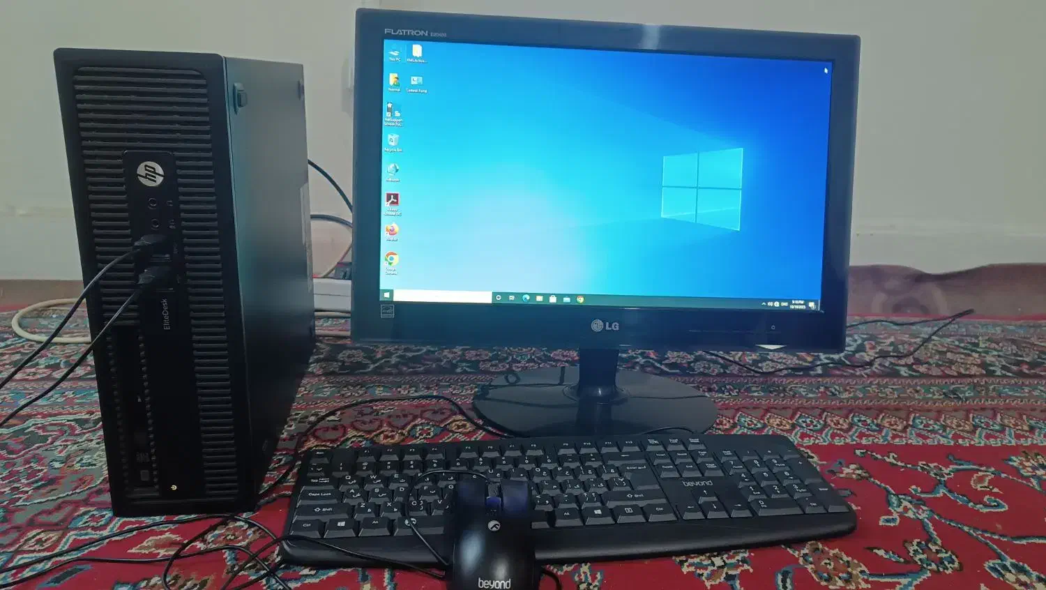 مینی کیس HP800 به همراه مانیتور 20 اینچی|رایانه رومیزی|تهران, هاشمی|دیوار