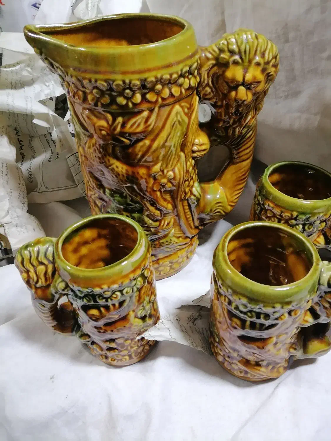 سرویس چینی وسفال|ظروف سرو و پذیرایی|قزوین, |دیوار