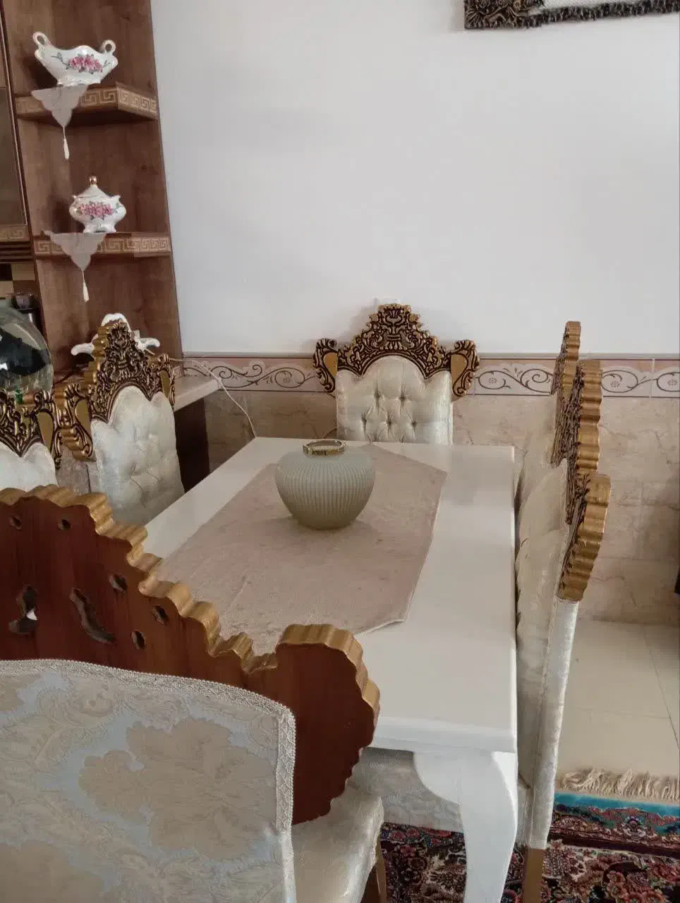 مبل هفت نفره با میز ناهارخوری ۶ نفره|مبلمان خانگی و میز عسلی|رفسنجان, |دیوار