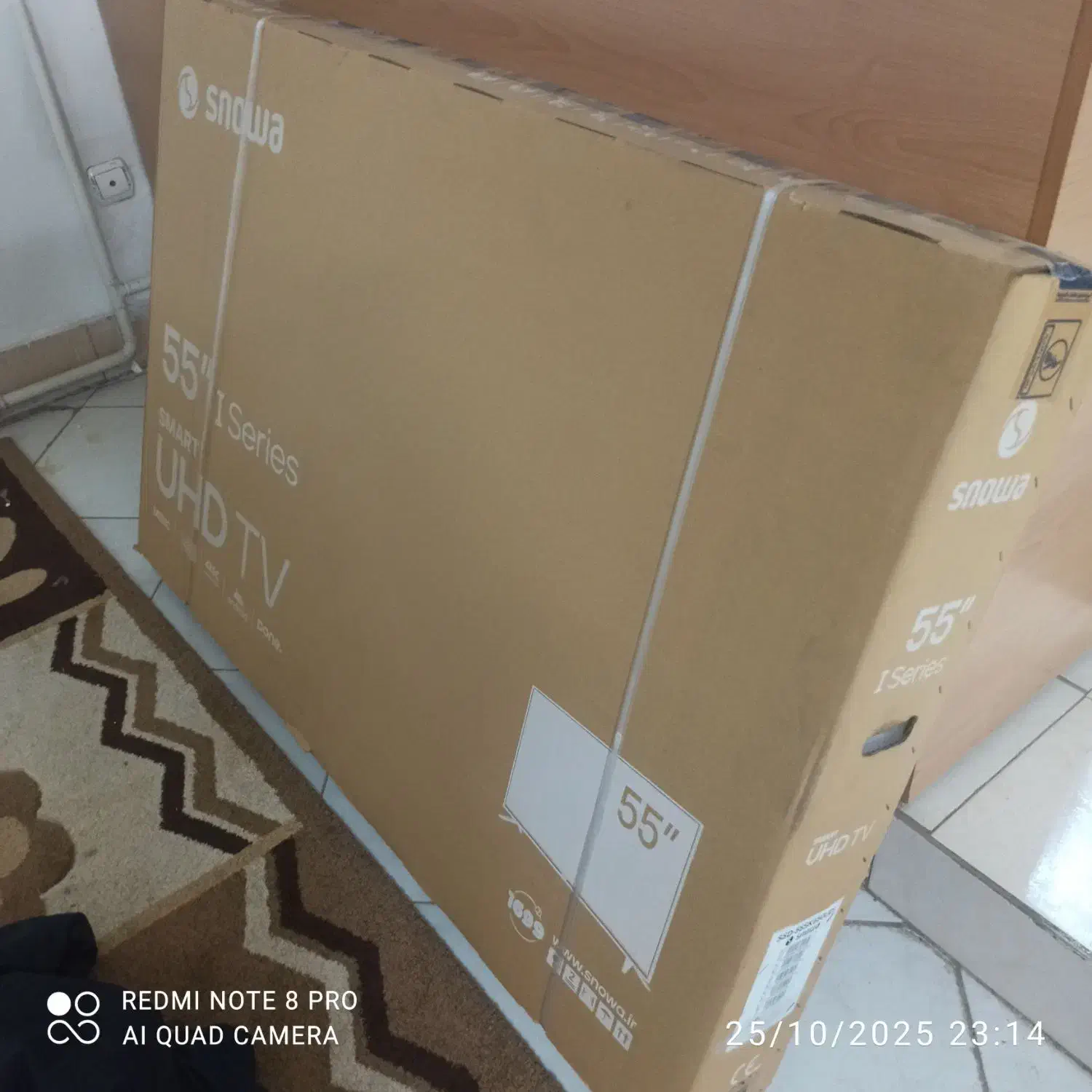 تلویزیون اسنوا آکبند55|تلویزیون و پروژکتور|تهران, عبدل‌آباد|دیوار