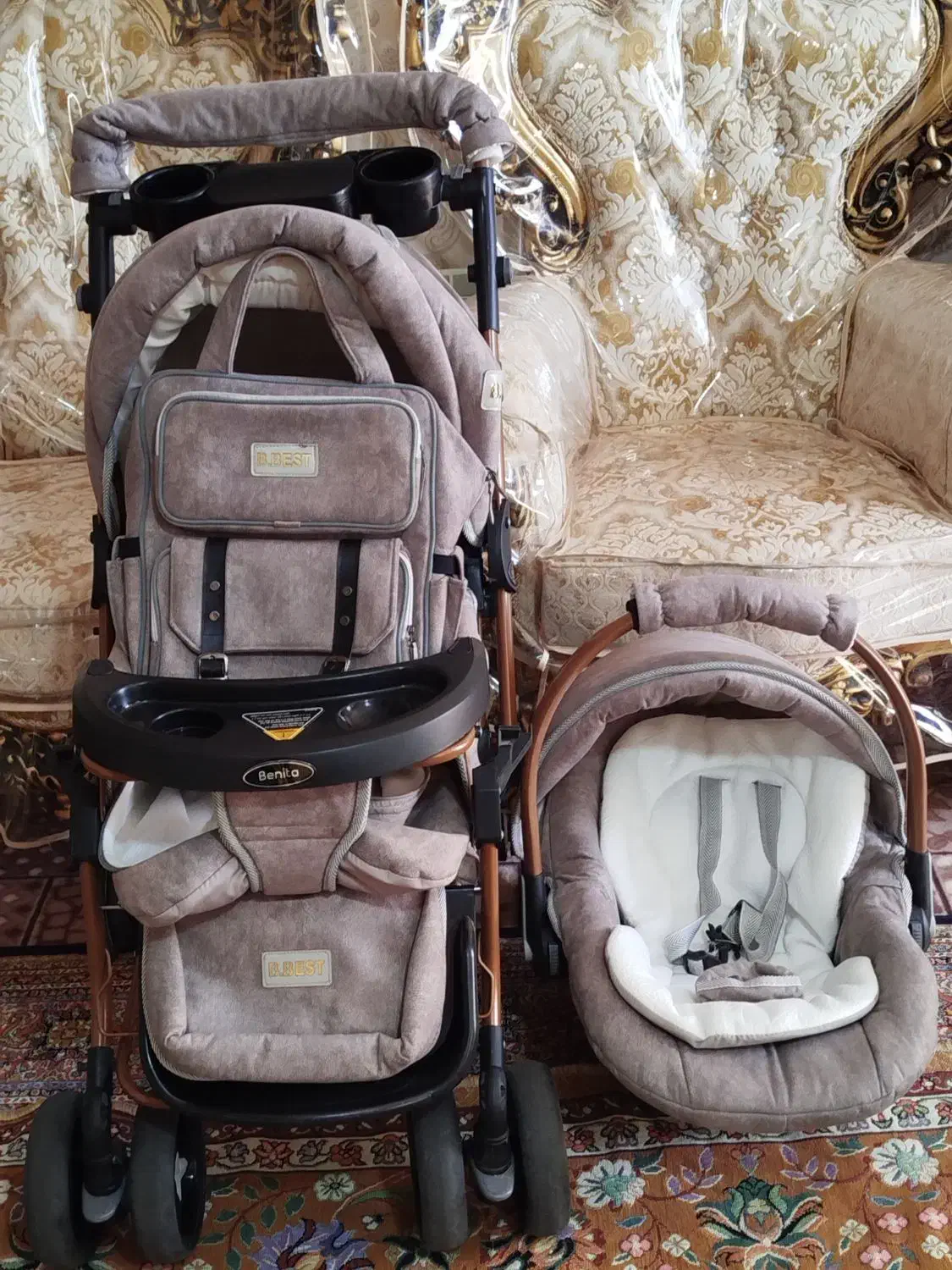 ست کالسکه همراه‌با سرهم زمستانی|کالسکه و لوازم جانبی|خسروشاه, |دیوار