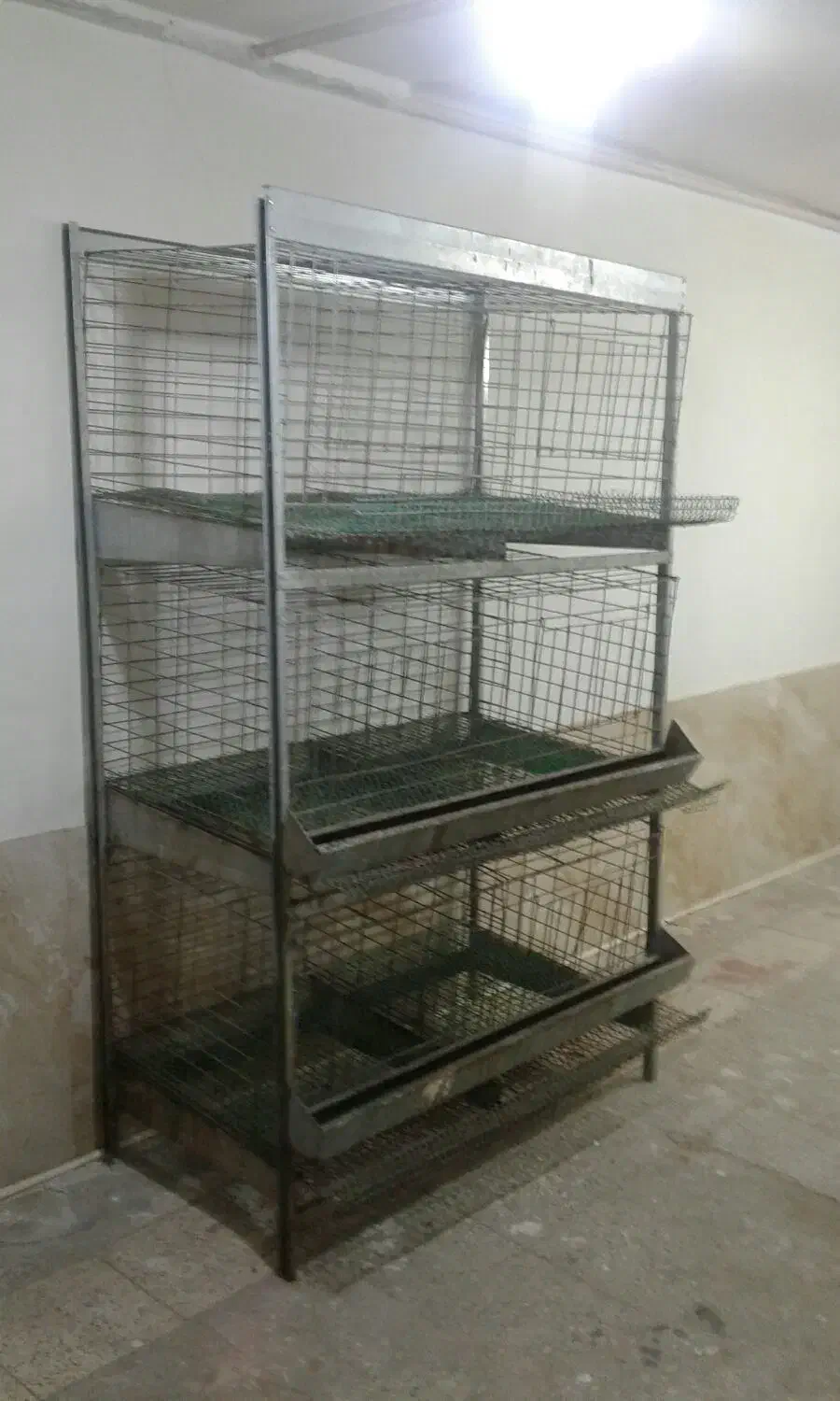 قفس مرغ تخمگذار سه  طبقه پراور|لوازم جانبی حیوانات|مشهد, رضاییه|دیوار
