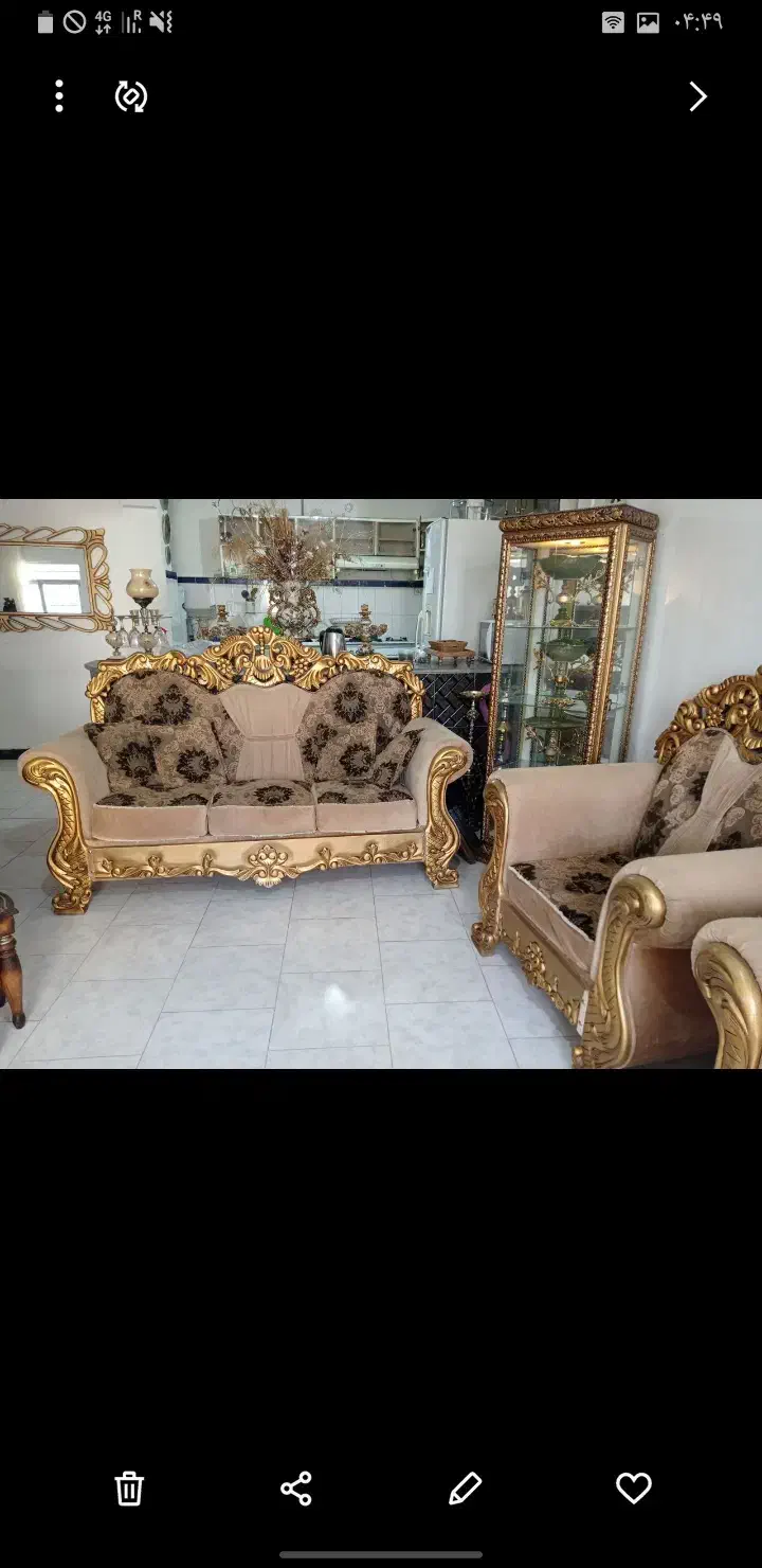 مبل سلطنتی|مبلمان خانگی و میز عسلی|ارومیه, |دیوار