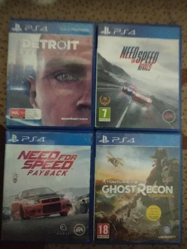 بازی ps4 سیدی دیسک nfs ghost Detroit need|کنسول، بازی ویدئویی و آنلاین|اهواز, شهرک برق|دیوار