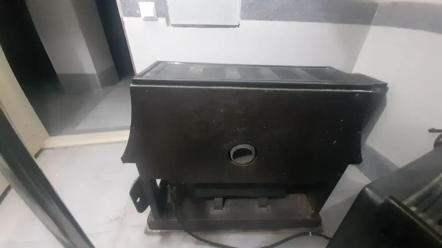 بخاری گازی شومینه ای بزرگ برفاب|بخاری، هیتر، شومینه|اردبیل, |دیوار