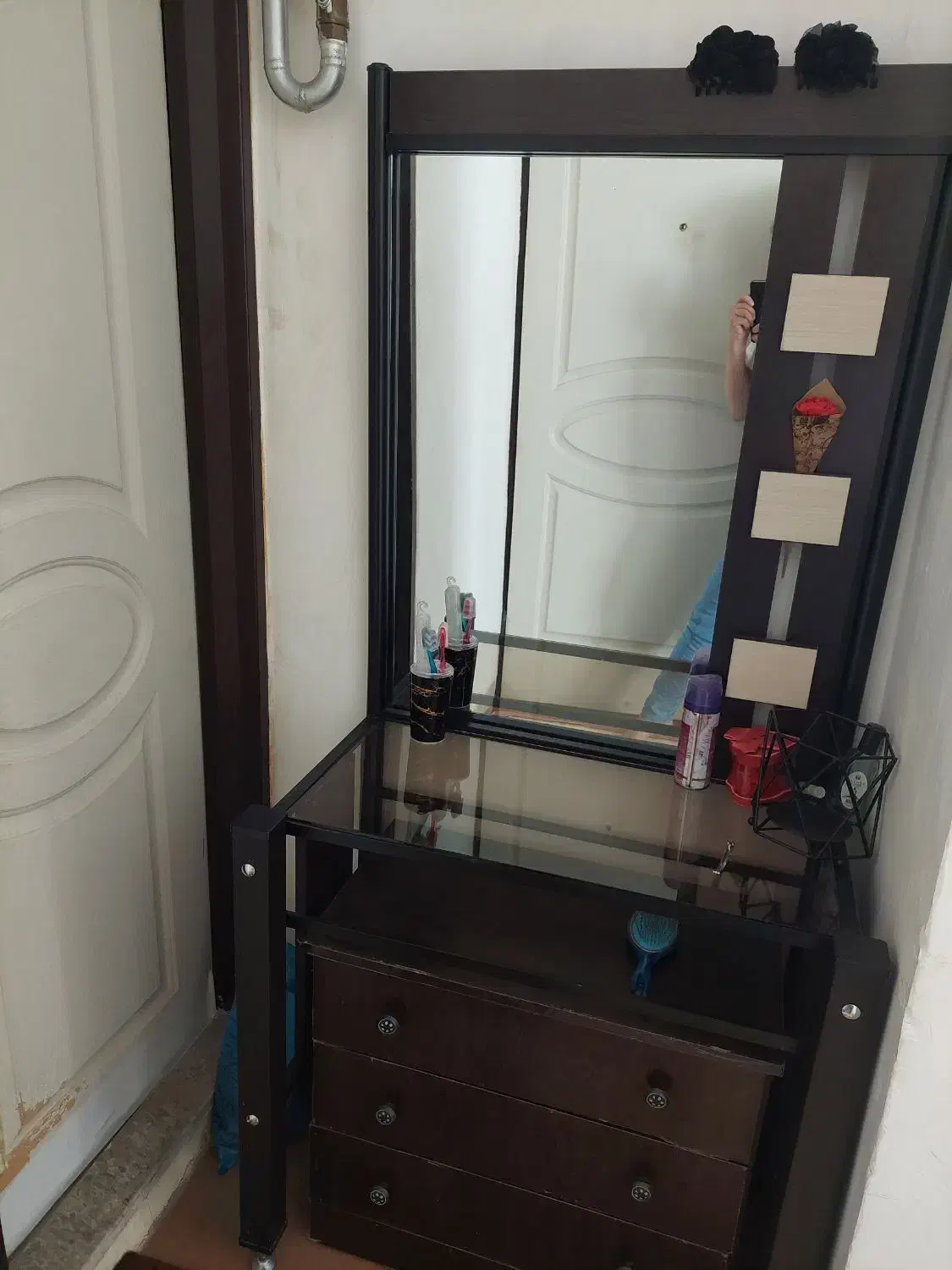 تخت خواب میز آرایشی|تخت و سرویس خواب|سقز, |دیوار