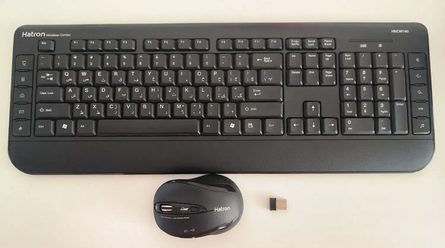 موس و کیبورد سایلنت بی سیم Hatron|قطعات و لوازم جانبی رایانه|مشهد, حسابی جنوبی (شهرک غرب)|دیوار