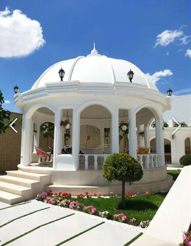 سیمانبری نما رومی نما سیمان سفید آلاچیق|خدمات پیشه و مهارت|اصفهان, کوی راه حق|دیوار