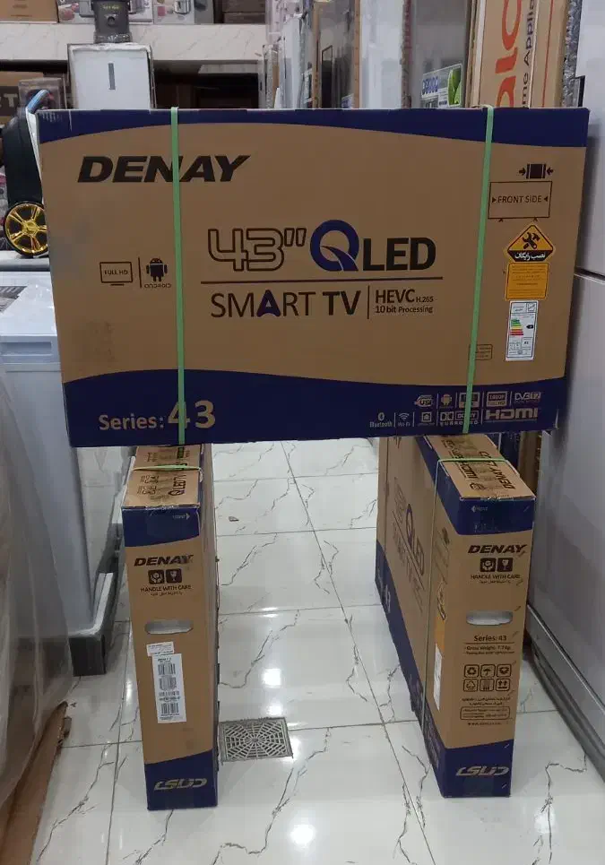 تلویزیون ۴۳ اینچ دنای کیو ال ای لوازم خانگی طاها|تلویزیون و پروژکتور|بندر ماهشهر, |دیوار