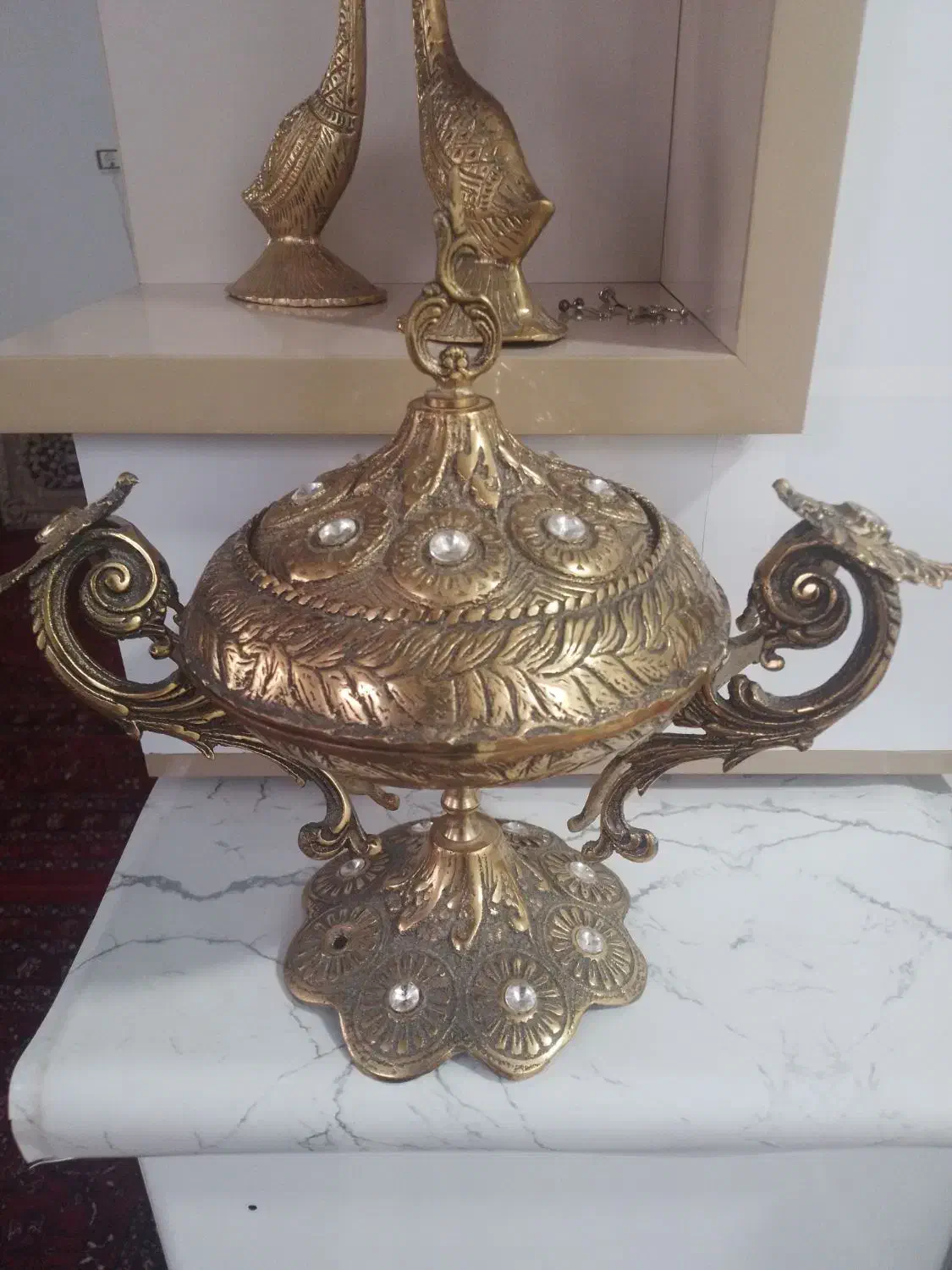 شکلات خوری برنز|ظروف سرو و پذیرایی|قم, نیروگاه|دیوار