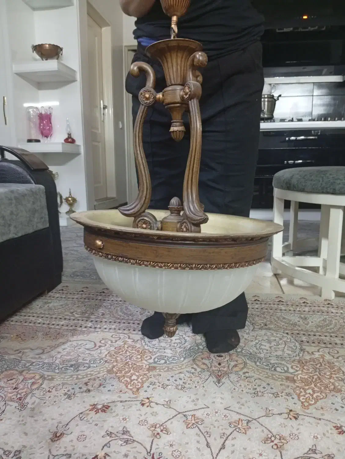 لوستر|لوستر و چراغ آویز|تهران, زهتابی|دیوار