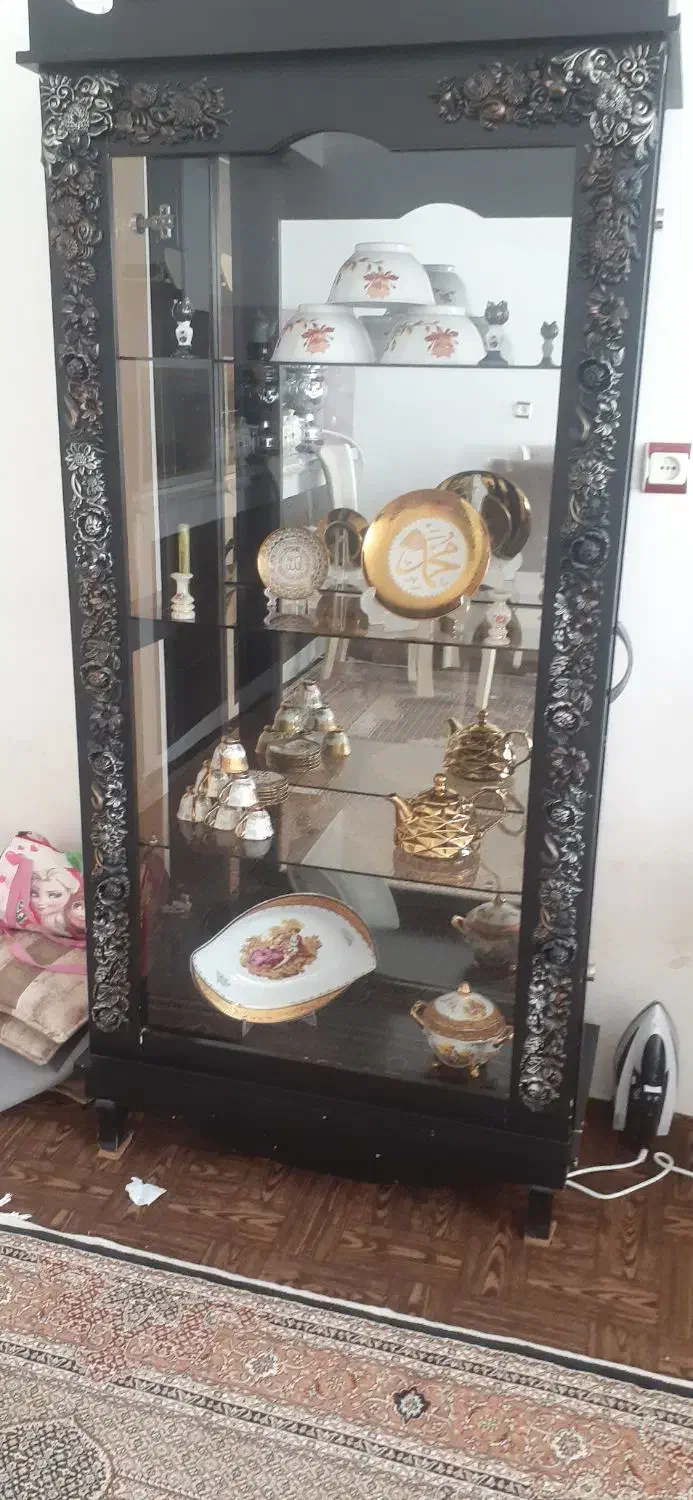 بوفه چوبی|بوفه، ویترین، کنسول|اردبیل, |دیوار