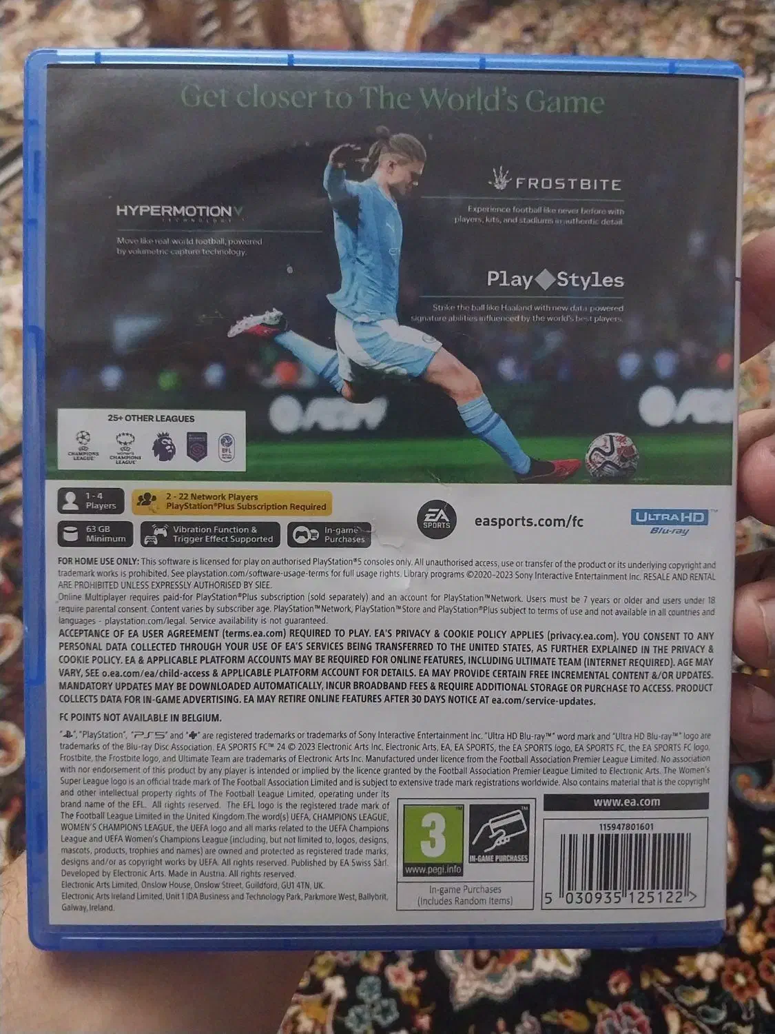 بازی fc 24 برای ps5|کنسول، بازی ویدئویی و آنلاین|کرج, حصارک بالا|دیوار