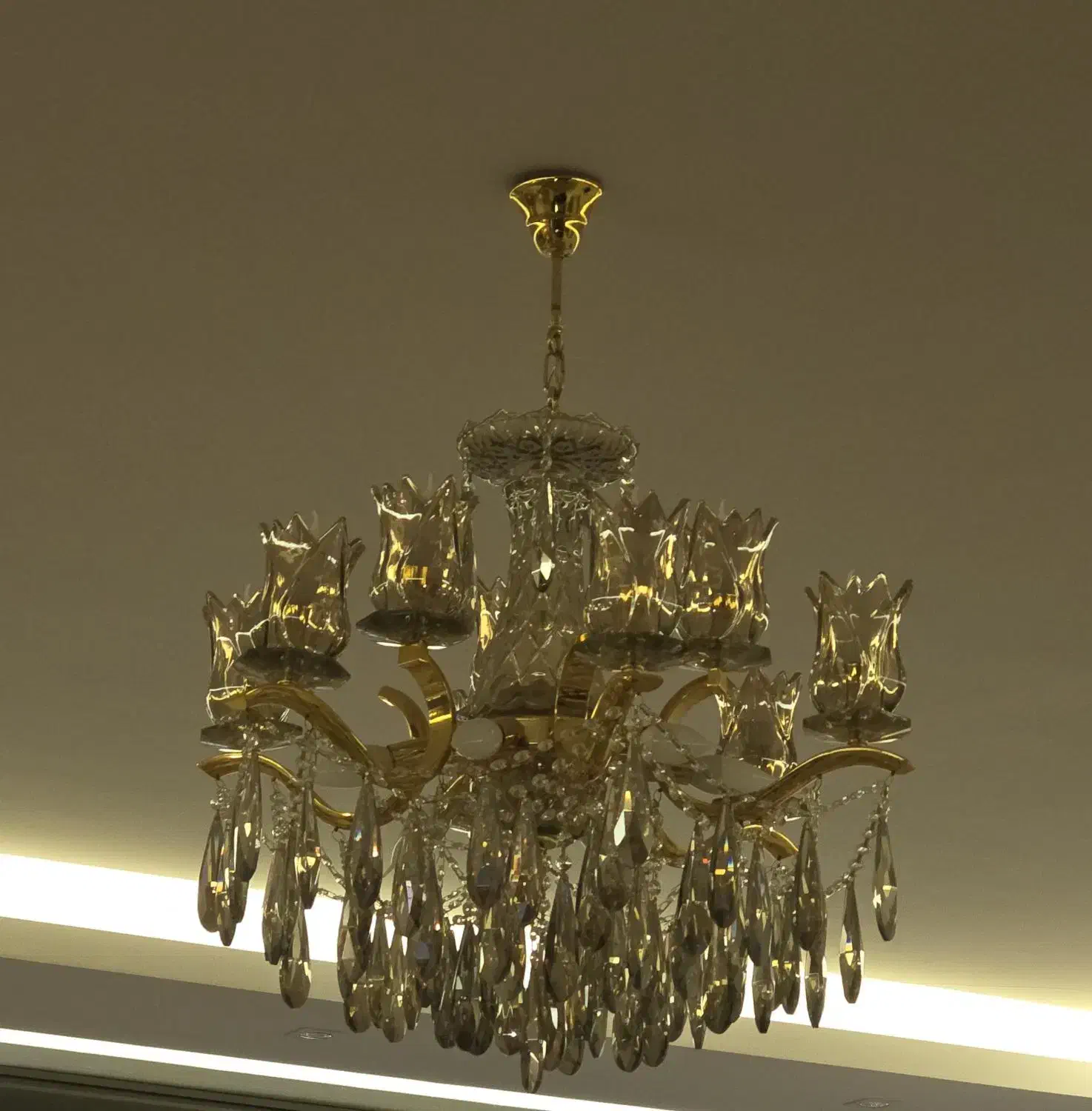 فروش لوستر|لوستر و چراغ آویز|اصفهان, باغ گلها|دیوار