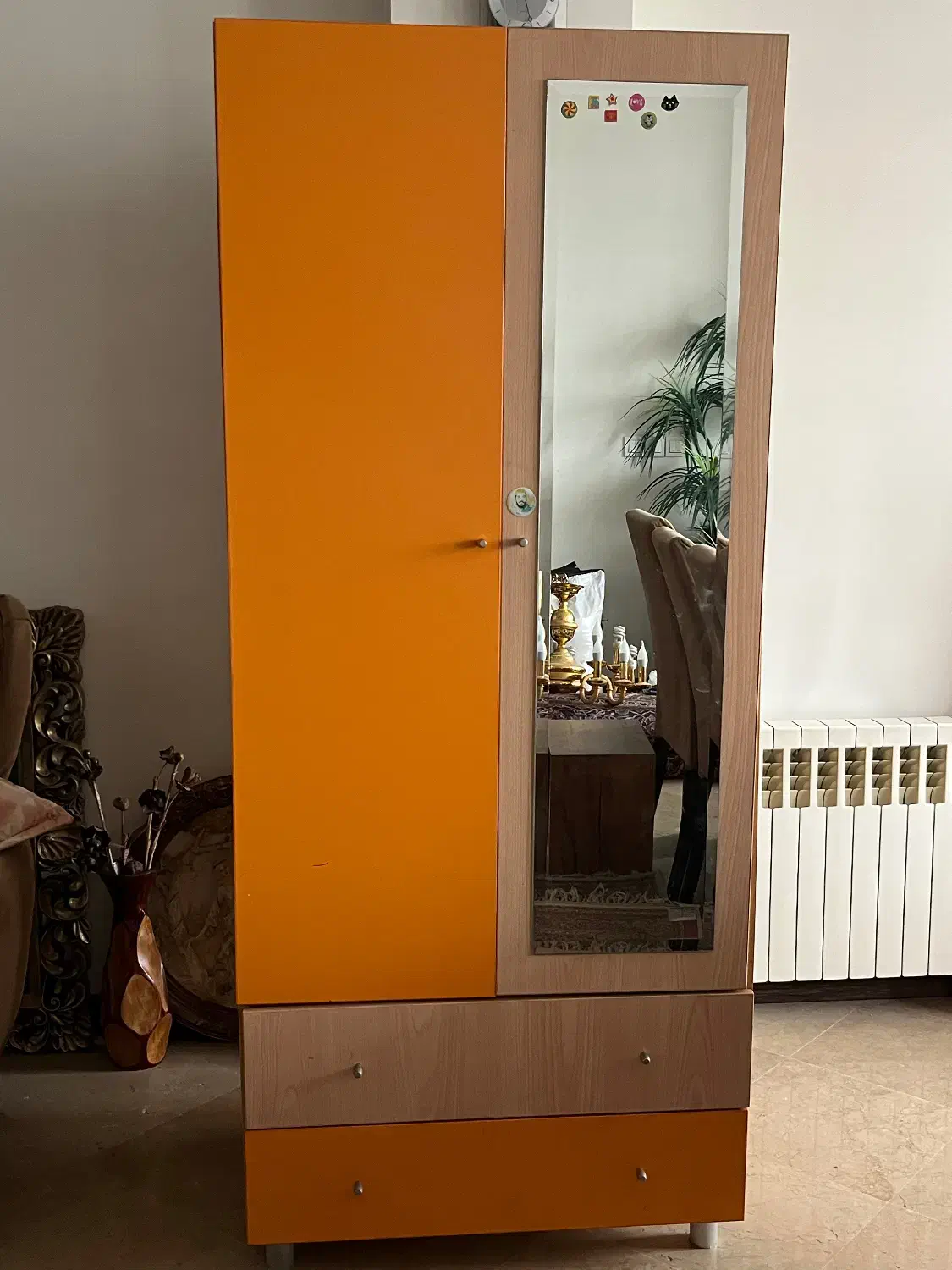 کمد دو درب آینه دار|جاکفشی، کمد، دراور|تهران, تهرانپارس غربی|دیوار