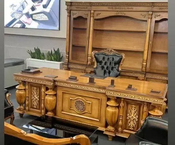 مبلمان اداری میز مدیریت چوبی|دفتر کار|تهران, شهرک ولیعصر جنوبی|دیوار