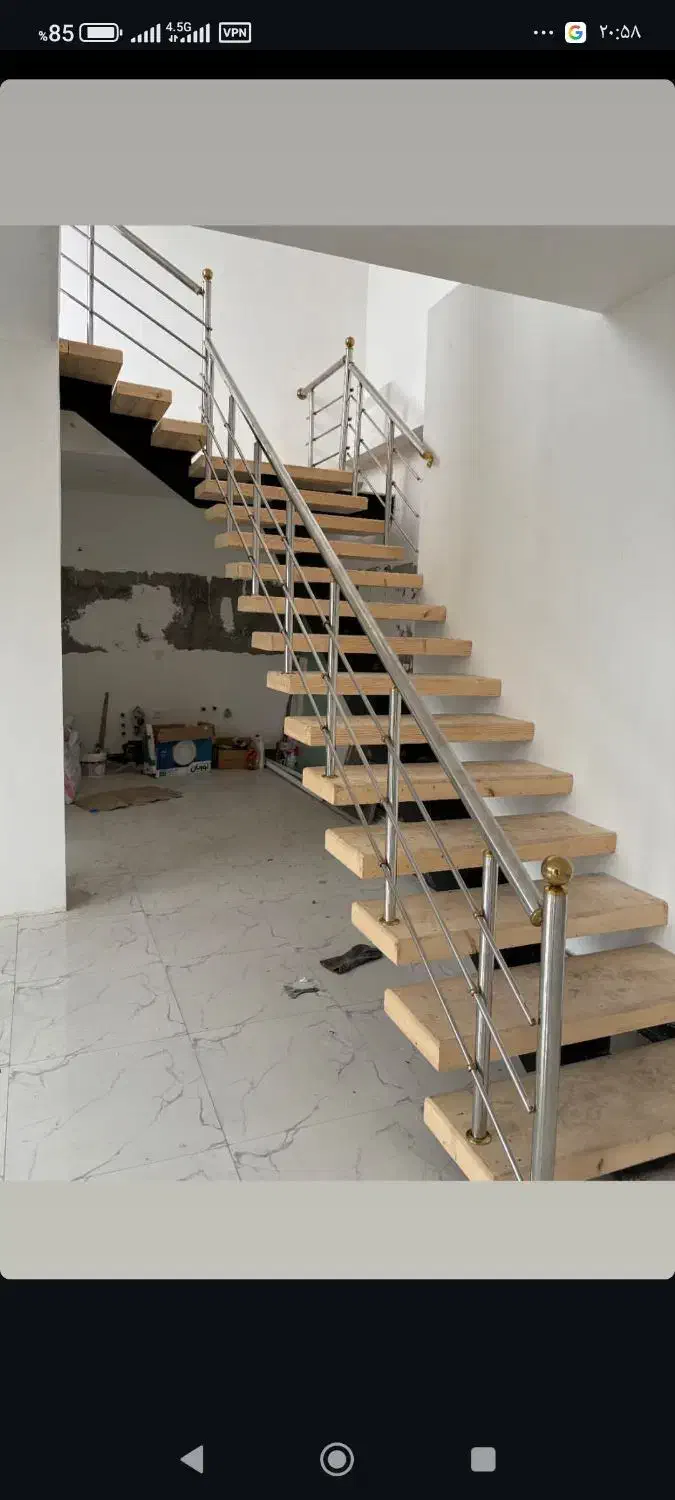 نرده شیشه ای نرده استیل نرده چوبی|مصالح و تجهیزات ساختمان|قائمشهر, |دیوار