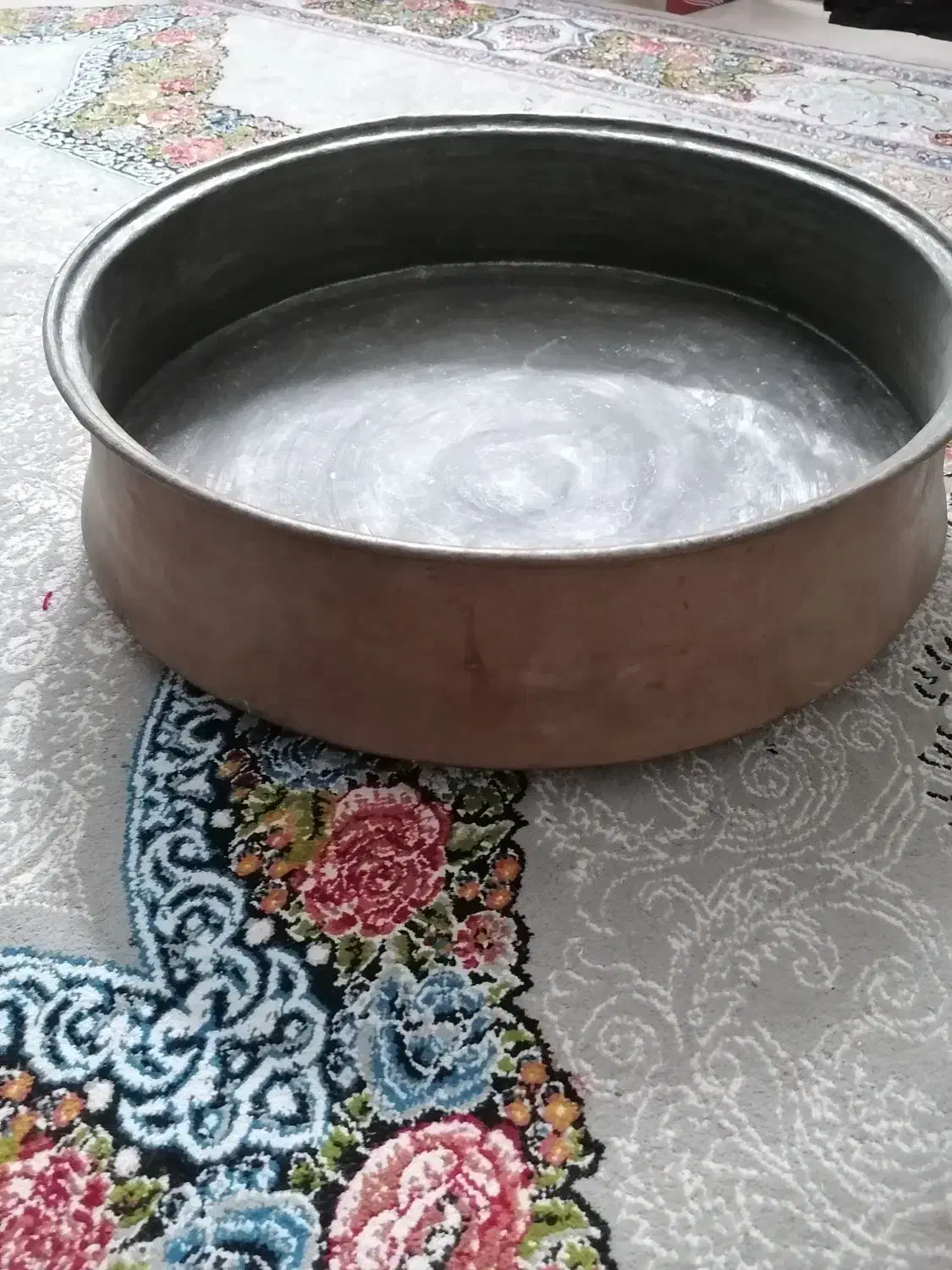 لگن مسی|کلکسیون اشیاء عتیقه|فاضل آباد, |دیوار