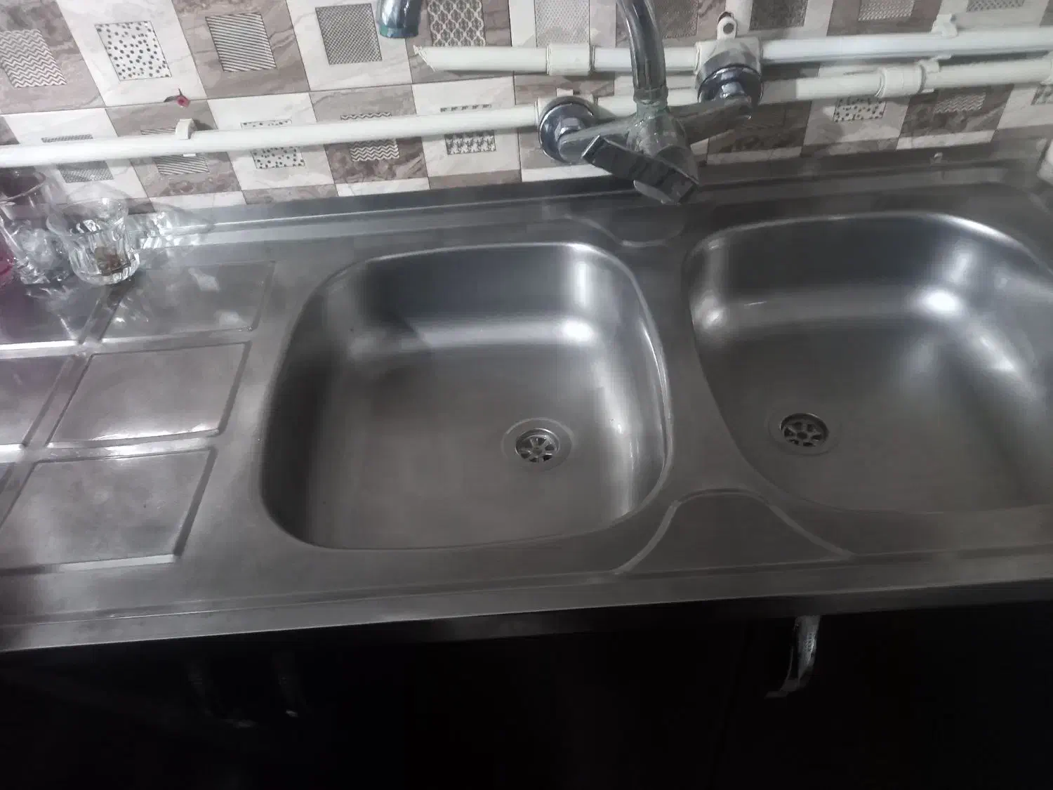 کابینت زیر سینگ|آب‌چکان و نظم‌دهنده ظروف|بروجرد, |دیوار