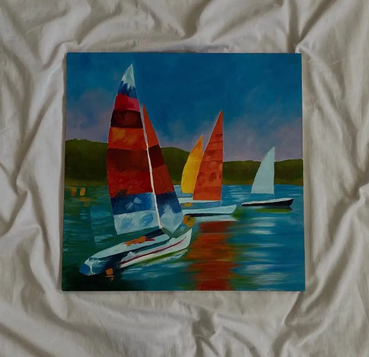 نقاشی رنگ روغن|تابلو، نقاشی، عکس|قم, پردیسان|دیوار