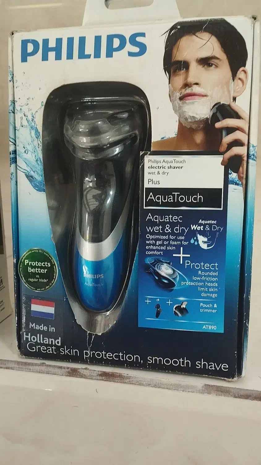 فیلیپس سه تیغ ریش تراش هلندی اصل مدل at890|آرایشی، بهداشتی، درمانی|ایلام, |دیوار