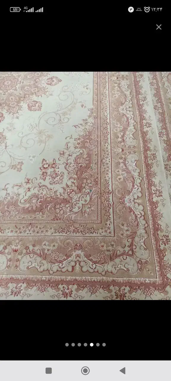 فرش دوازده متری گل برجسته|فرش|گتاب, |دیوار