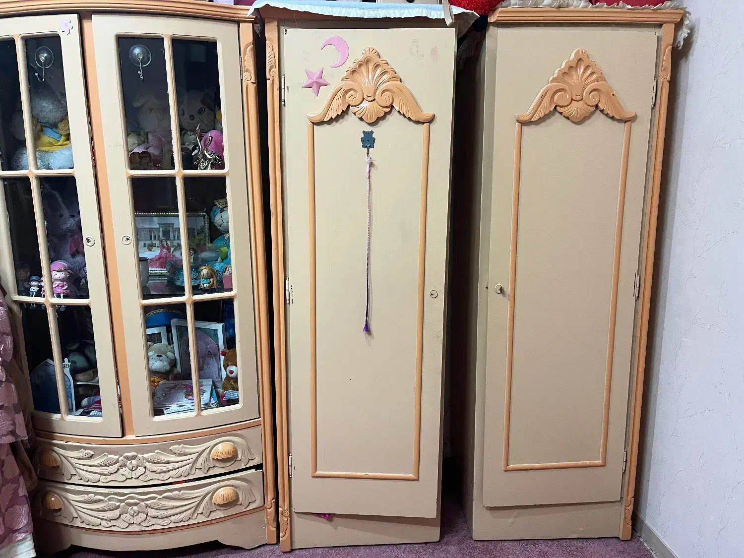 دوعدد کمد و یک بوفه|جاکفشی، کمد، دراور|زاهدان, |دیوار